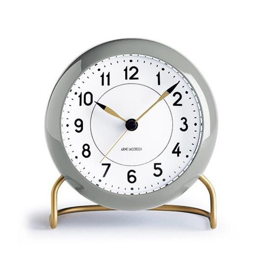 Arne Jacobsen Station Alarm Clock Black 