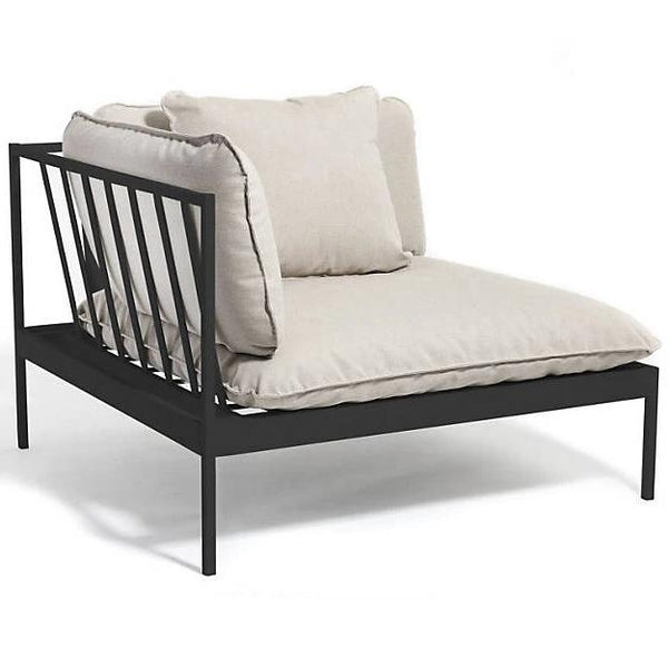 Skargaarden Bönan Lounge End - Corner Dark Grey Dark Grey Sunbrella Sling 