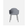 Audo Harbour Dining Arm Chair - Steel - Upholstered