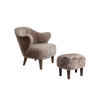 byLassen Ingeborg Lounge Chair w/ Footstool