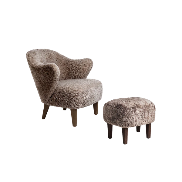 byLassen Ingeborg Lounge Chair w/ Footstool