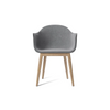 Audo Harbour Dining Arm Chair - Wood - Upholstered