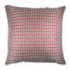 Ann Gish Metallic Mosaic Pillow In Platinum