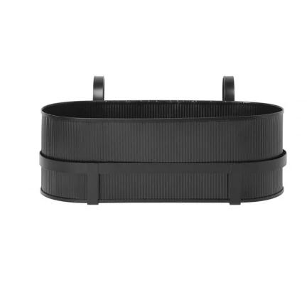 Ferm Living Bau Balcony Box Black 