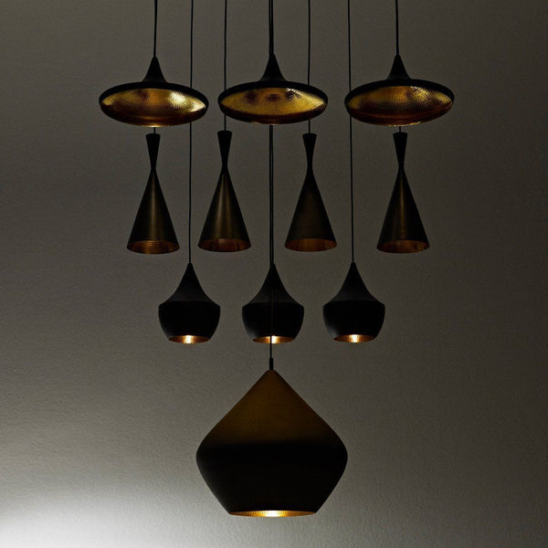 Tom Dixon Beat Pendant - Tall Black 