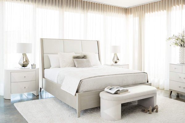Bernhardt Axiom Upholstered Low Panel Bed