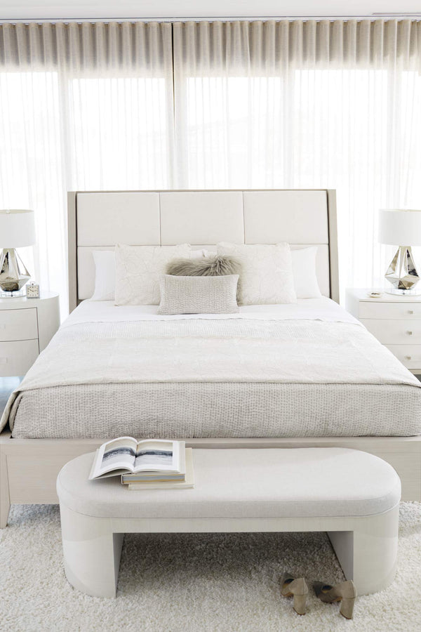 Bernhardt Axiom Upholstered Low Panel Bed