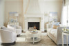 Bernhardt East Hampton Oval Cocktail Table