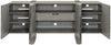 Bernhardt Linea Black Forest Marble Entertainment Console