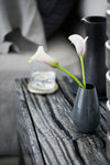 Bernhardt Linea Black Forest Marble Nightstand