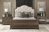 Bernhardt Rustic Patina Upholstered Sleigh Bed