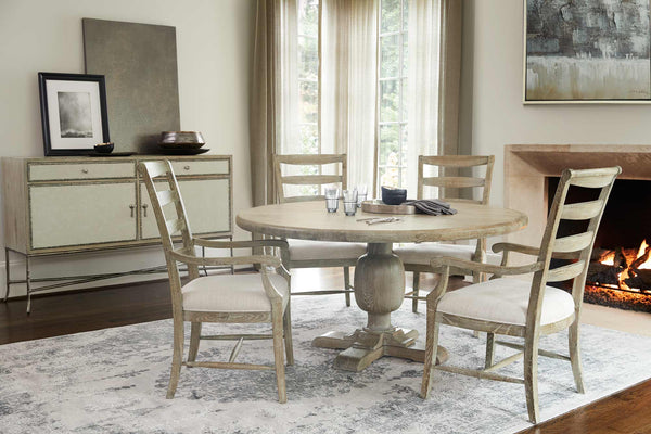 Bernhardt Rustic Patina Round Dining Table