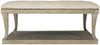 Bernhardt Rustic Patina Upholstered Cocktail Table