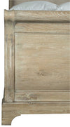 Bernhardt Rustic Patina Upholstered Sleigh Bed