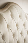 Bernhardt Rustic Patina Upholstered Sleigh Bed