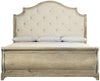 Bernhardt Rustic Patina Upholstered Sleigh Bed