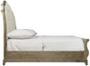 Bernhardt Rustic Patina Upholstered Sleigh Bed