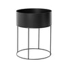 Ferm Living Plant Box Round Black 