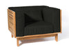 Skargaarden Skanör Lounge Armchair Black Weatherproof Cover 