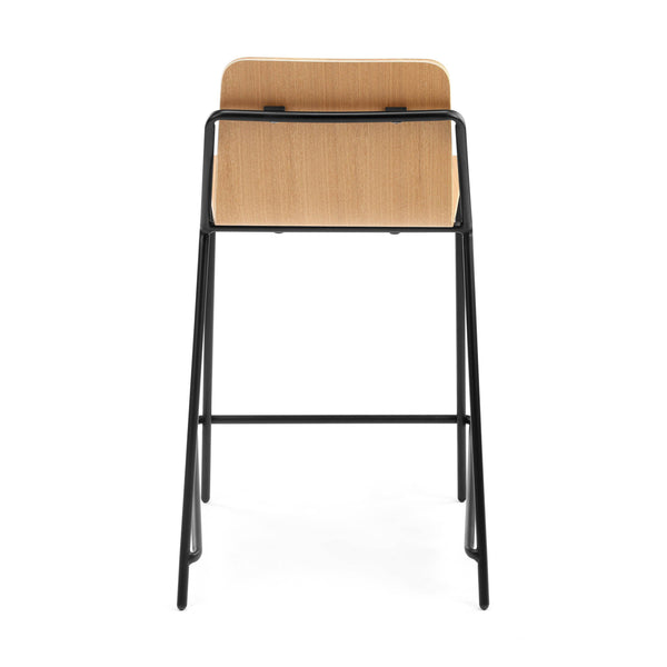 M.A.D. Sling Counter Stool Walnut / Black 