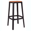 TOOU Cadrea Counter Stool Black Cognac 