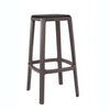 TOOU Cadrea Bar Stool Dark Brown Black 