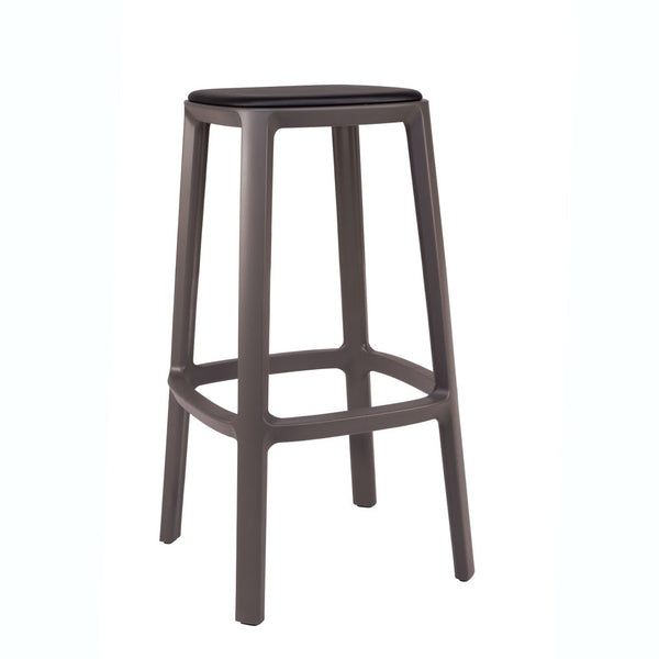 TOOU Cadrea Bar Stool Dark Brown No Seat Pad 