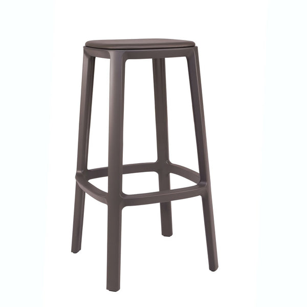 TOOU Cadrea Bar Stool Dark Brown No Seat Pad 