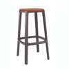 TOOU Cadrea Bar Stool Dark Brown Cognac 