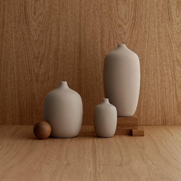 Blomus Ceola Ceramic Vase - 3 inchx7 inch