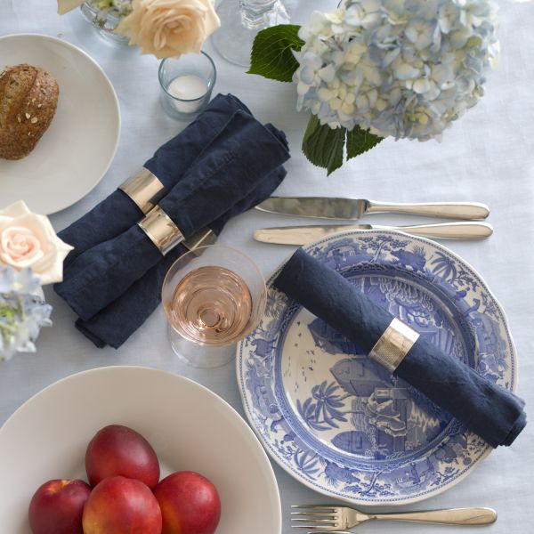 Huddleson Linen Tablecloth - Oval