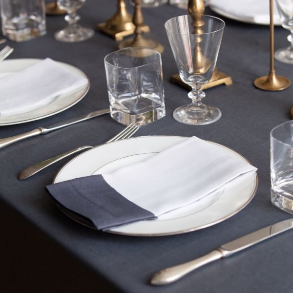 Huddleson Cinta Border Linen Napkin - Set of 2