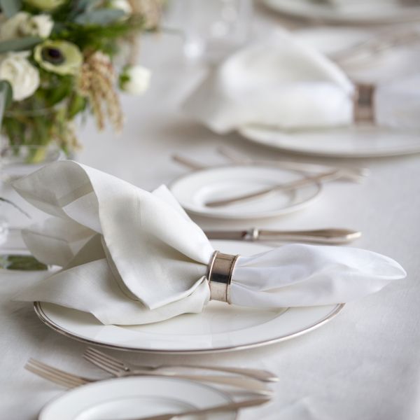 Huddleson Cinta Border Linen Napkin - Set of 2