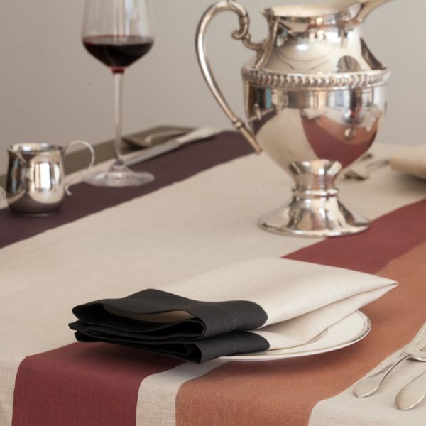 Huddleson Cinta Border Linen Napkin - Set of 2