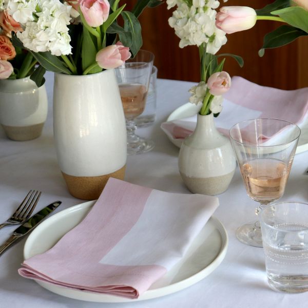 Huddleson Cinta Border Linen Napkin - Set of 2