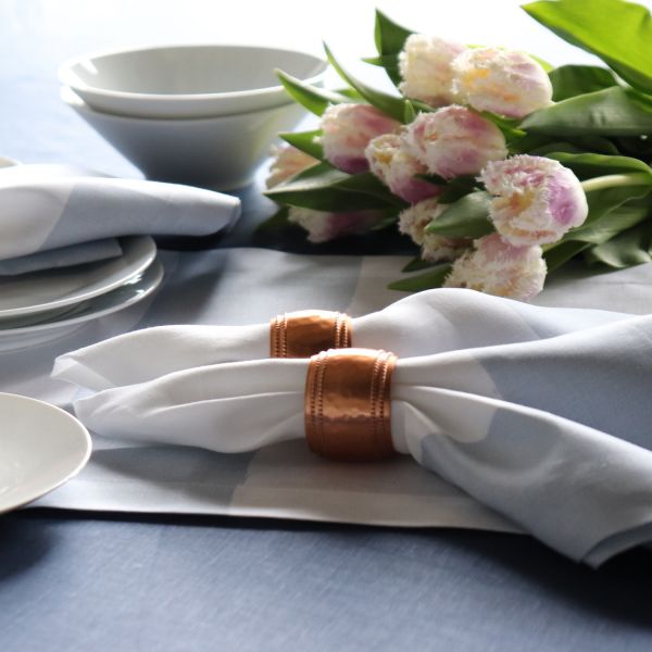 Huddleson Cinta Border Linen Napkin - Set of 2