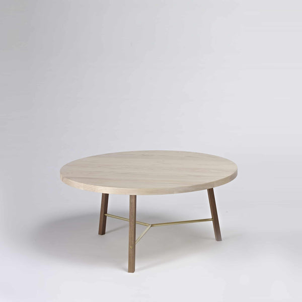 Another Country Coffee Table Two Ash Top / Walnut Base 