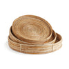 Napa Home & Garden Cane Rattan Round Tray - Set of 3