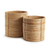 Napa Home & Garden Cane Rattan Baskets - Set of 2