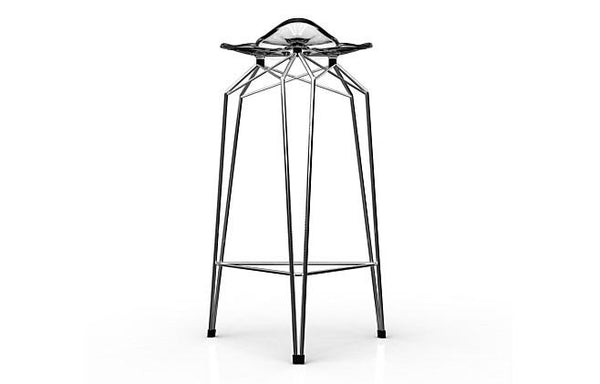 Kubikoff Diamond Bar Stool Chrome 