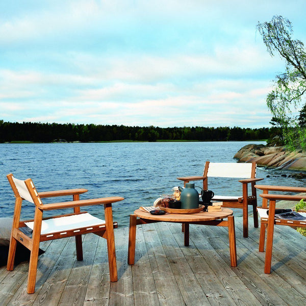Skargaarden Djuro Armchair - Teak & Fabric Teak 