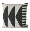 Ferm Living Kelim Cushion - Black Triangles 