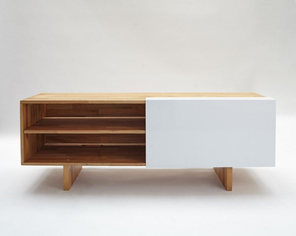 Mash Studios LAX Entertainment Shelf White Aluminum 