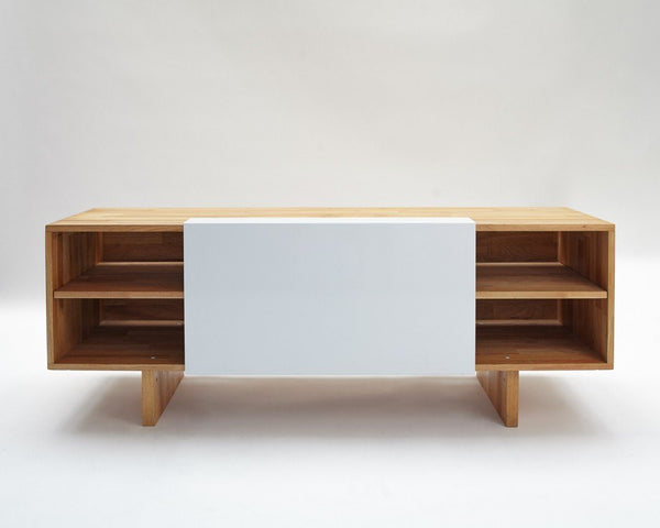 Mash Studios LAX Entertainment Shelf White Aluminum 