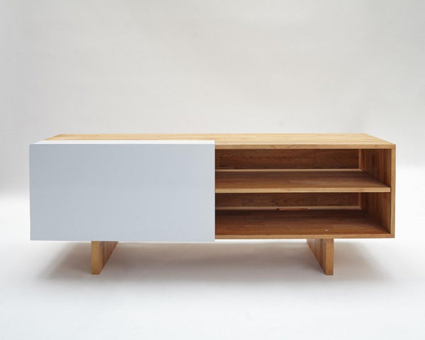 Mash Studios LAX Entertainment Shelf White Aluminum 