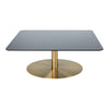 Tom Dixon Flash Coffee Table - Square Brass 