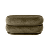 Ferm Living Pouf Oval - Medium Forest Faded Velvet 