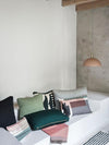 Ferm Living Kelim Cushion - Black Triangles 