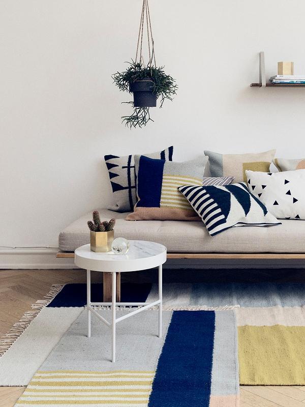 Ferm Living Kelim Rug - Square X-Large 