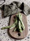 Ferm Living Hale Tea Towel Green/Black 